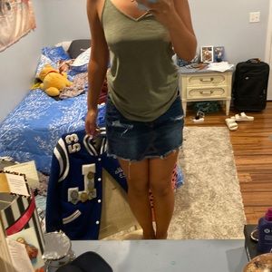 Wax Jean jean skirt size M. Never worn gentle condition.